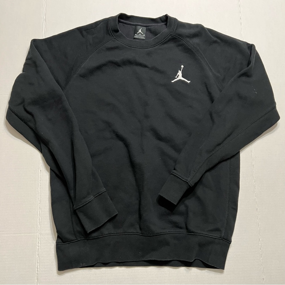 Air Jordan Nike Sweatshirt Mens Extra Large Black White Jumpman Crew Neck
